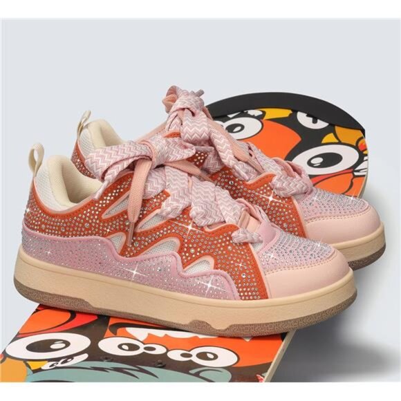 Women's Sparkle Rhinestone Fashion Sneaker - Picture 6 of 6